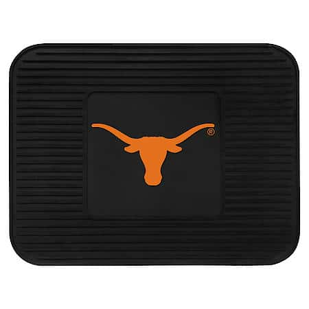 University Of Texas Floor Mats: Black, Vinyl, All Weather, Universal, 1 Pk