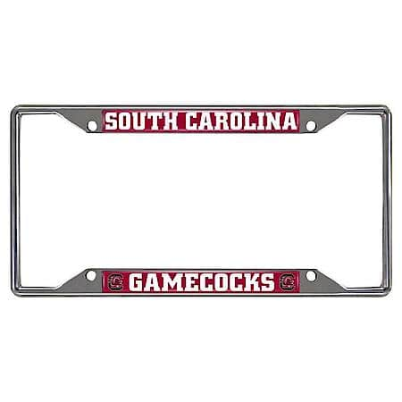 University of South Carolina Chromed License Plate Frame 6.25"x12.25"