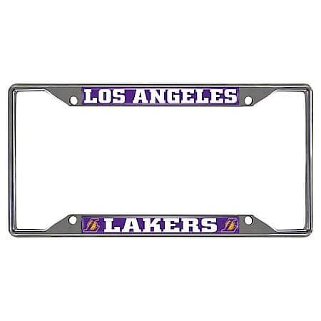 NBA - Los Angeles Lakers Chromed License Plate Frame 6.25"x12.25"