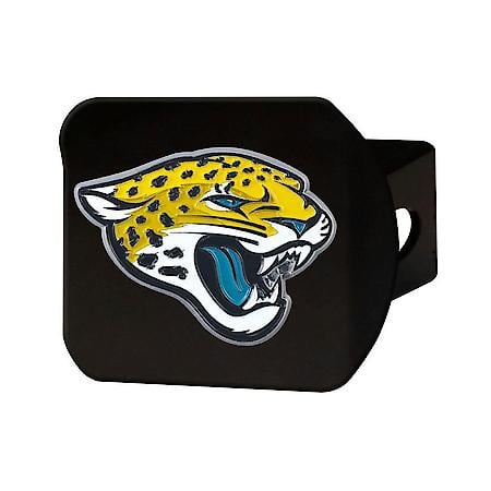 NFL - Jacksonville Jaguars Class III Black Hitch Cover with 3D Color Emblem