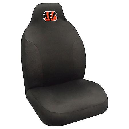 NFL - Cincinnati Bengals Black Polyester Seat Cover - 1 Piece