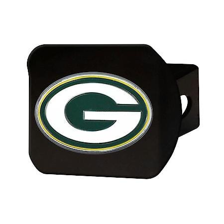 NFL - Green Bay Packers Class III Black Hitch Cover with 3D Color Emblem