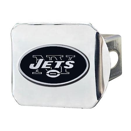 NFL - New York Jets Class III Black Hitch Cover with 3D Chromed Metal Emblem