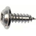 Wheel Well Molding Screw - Chrome - M4.2 x 13mm (sold by each)