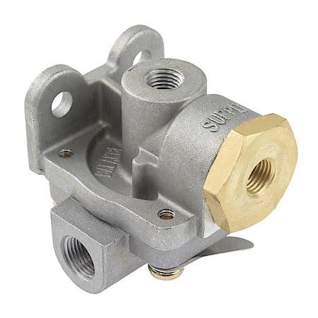 QR-1C Quick Release Valve - Supply Port (1) 1/4" N.P.T. - Delivery Ports (2) 3/8" N.P.T. - Replaces Bendix½ QR-1C╓ 289714; Midland½ KN32041