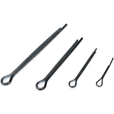 Cotter Pin Assortment 3x-1/16 x 1/2, 1/16 x 1, 3/32 x 1, 1/8 x1-1/2,1/8 x 2 In.