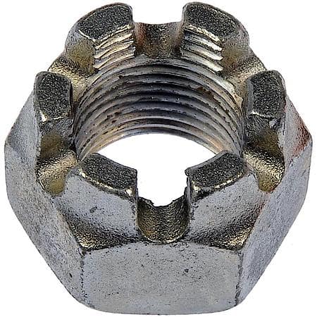 Hex Nut-Castellated-Thread Size 3/4-16, Height 1-1/8 In. (sold by each)