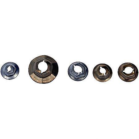 Thread Cutting Nut Assortment - 5/32, 1/8, 3/16, 5/16, 1/4 In.