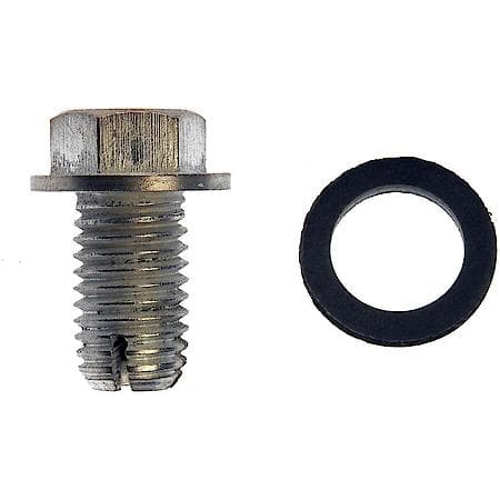 Standard Engine Oil Drain Plug: M12-1.75, Single Oversize Thread, 15 mm Head (Sold by each)