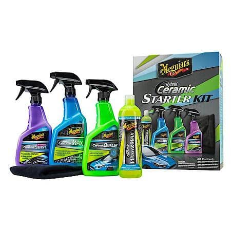 Hybrid Ceramic Starter Kit -Includes Car Wash, Wax, Detailer, & Tire Shine