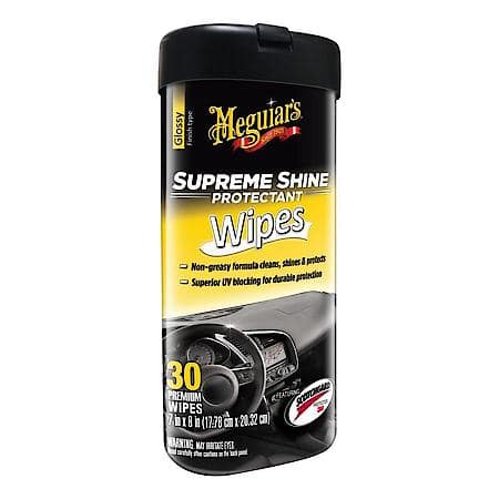 Interior Car Cleaning Wipes: Supreme Shine & UV Protection