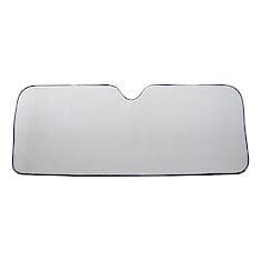 AutoCraft Windshield Sunshade, Silver Double Bubble, Standard 58