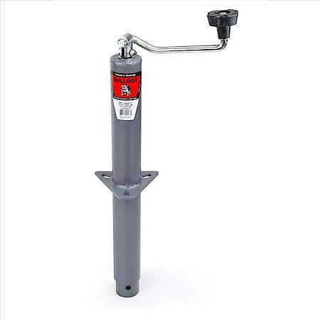 Top Wind Round A-Frame Jack, Weld-On / Bolt-On Bracket, 5,000 Lb. Capacity