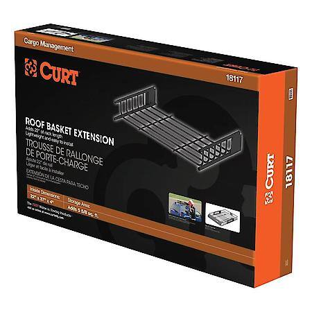 Curt roof mounted online cargo basket