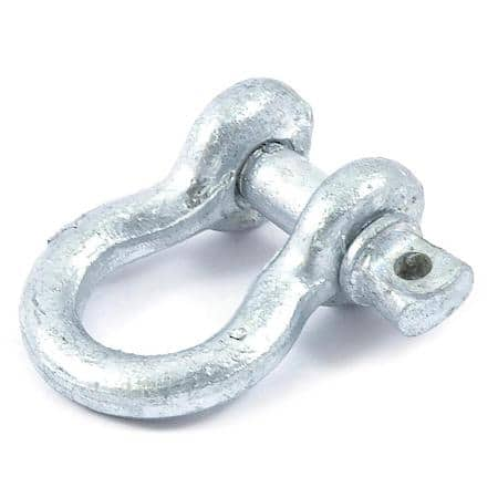 5/16" (7.94mm) anchor shackle with screw pin and 1,500 Lbs SWL - Pins are alloy steel