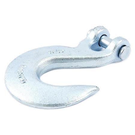 3/8" (9.52mm) Clevis Slip Hook - 4,000 lbs SWL - High test - Drop forged and galvanized