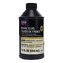 DOT 3 Brake Fluid: Synthetic Formulation, For ABS, Disc, & Drum Brake Systems, 12 oz. Bottle