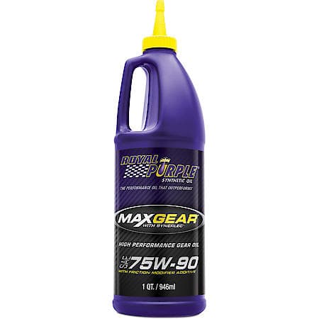 MaxGear SAE 75W90 High Performance Gear Oil w/Friction Modifier Additive, 1 QT