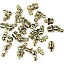 1/4 in-28 Grease Fitting Assortment, 10 Per Pack