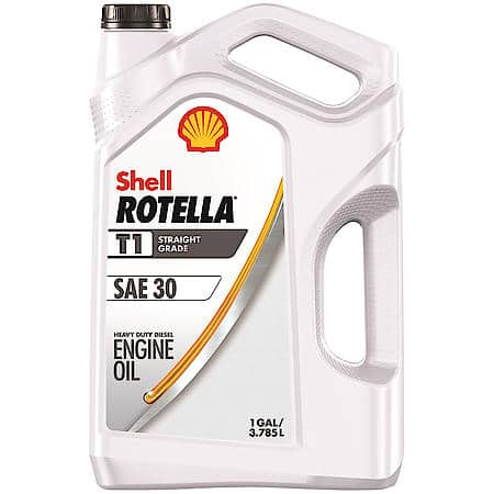 Rotella® T1 30 Straight Grade Conventional Heavy Duty Diesel Engine Oil, 1 Gallon