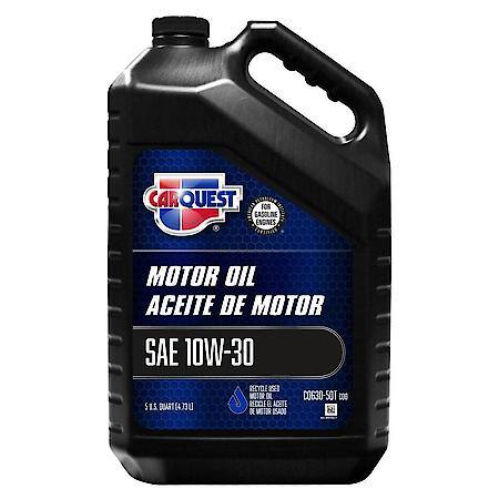 CARQUEST Oil & Fluids 10W-30 Conventional Motor Oil (5 Plus Quarts Jug ...