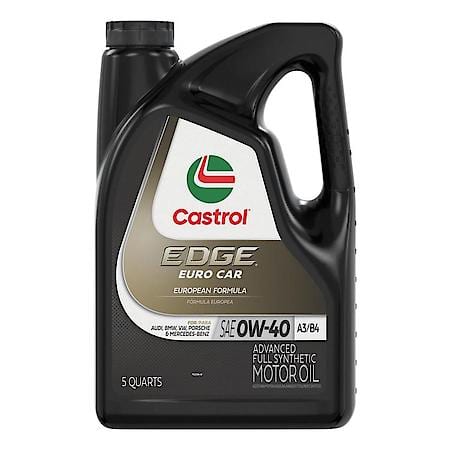 EDGE 0W-40 Full Synthetic European Formula Motor Oil (5 Plus Quarts Jug)