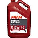 10W-40 High Mileage Conventional Motor Oil, Helps Reduce Leaks, 5 Quart