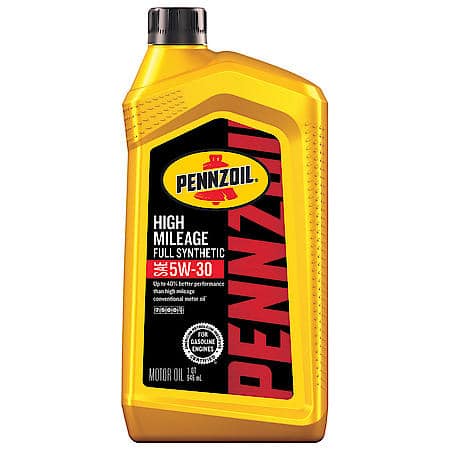 Full Synthetic High Mileage Motor Oil 5W-30, 1 Quart