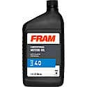 40W-HD Conventional Motor Oil, Reduces Motor Wear, 1 Quart