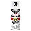 Stops Rust Custom Spray 5-in-1 Semi-Gloss White Spray Paint, 12 oz.