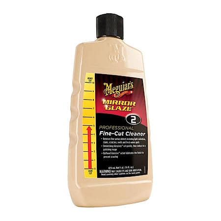 Mirror Glaze Fine-Cut Cleaner, 16 Fluid Ounces