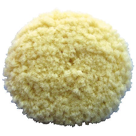 Mini Buffing System Wax: Includes 3" Wool, 4" Yellow, 4" Grey Mini Buff Pads & Backing Plate, 4 Pack