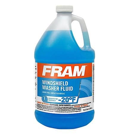 Windshield Washer Fluid: -20 Deg. F Protection, Removes Frost, 1 Gallon