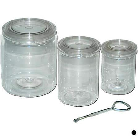 E-Z View Clear Plastic Quart Cans (sold by each)