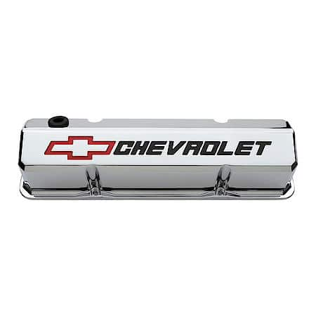 Chrome Valve Covers: Chevrolet 262-400 '59-'86, Tall, Aluminum, Set Of Two