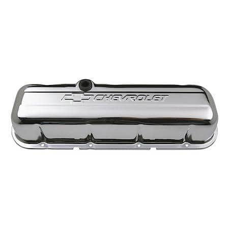 Valve Covers, Chrome, Tall, Chrome,Tall,Chevy Big Block 396 to 454 V8 Engines 1965 to 1996, 1 Pair