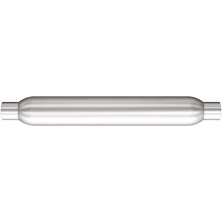 Glasspack Performance Exhaust Muffler; 2.5" Center/Center; 4x26x4" Body