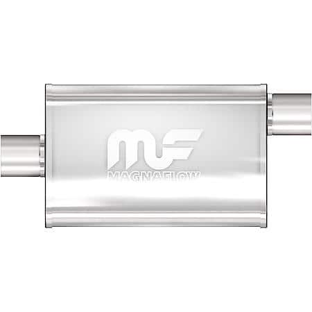 4 X 9in. Oval Straight-Through Performance Exhaust Muffler