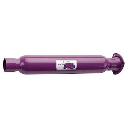 Purple Hornie Muffler, 3in Center Inlet 2.25in Center Outlet, Non-Reversible, Rich Powerful Sound