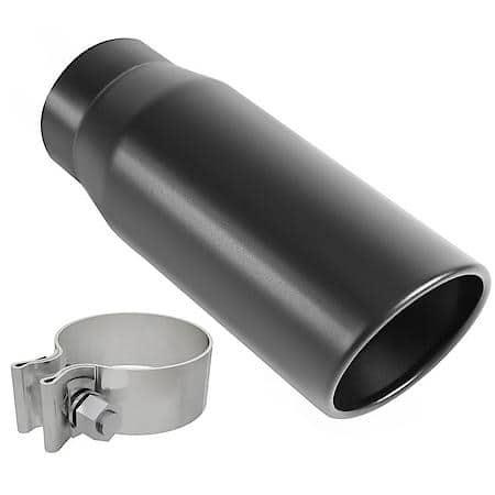 4in. Round Black Coated Exhaust Tip