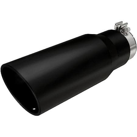 5in. Round Black Coated Exhaust Tip