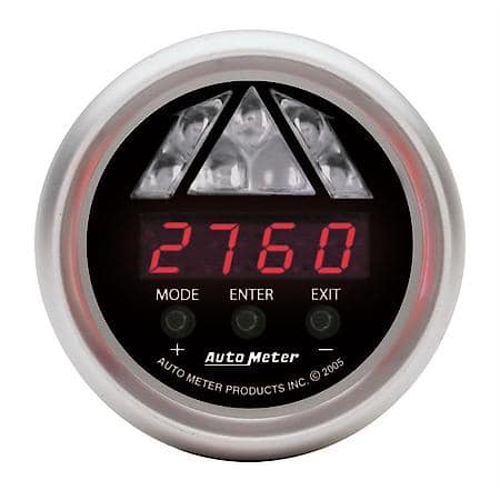 Gauge, Tachometer, Digital Rpm W/ Led Shift Light, Sport-Comp