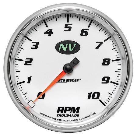Gauge; Tachometer; 5"; 10K RPM; In-Dash; NV