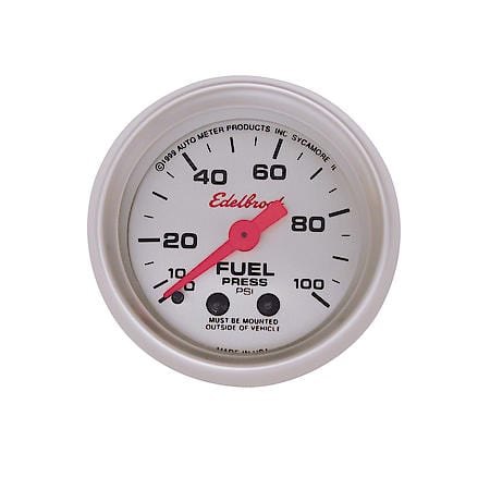 Fuel Pressure Gauge - 2-5/8" Standard Gauge (0-100 psi)