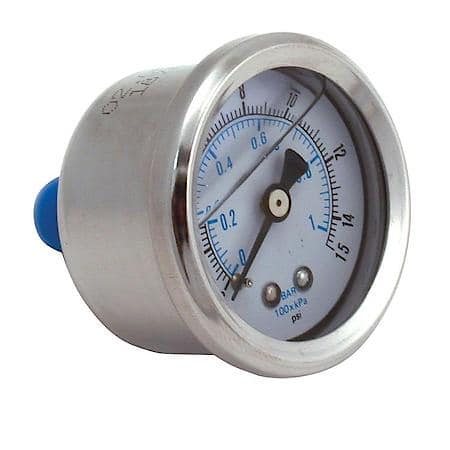 Fuel Pressure Gauge 0-15