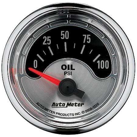 Gauge, Oil Press, 2 1/16", 100Psi, Elec, American Muscle