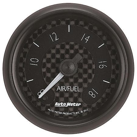 Gauge, Air/Fuel Ratio-Wideband, Analog, 2 1/16", 8:1-18:1, Stepper Motor, Gt