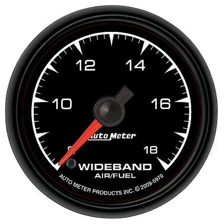 Gauge, Air/Fuel Ratio-Wideband, Analog, 2 1/16", 8:1-18:1, Stepper Motor, Es