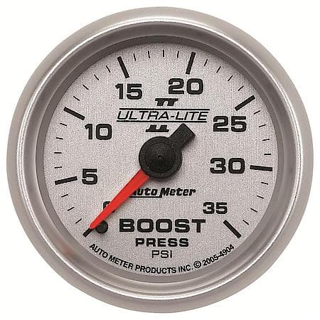 Gauge, Boost, 2 1/16", 35Psi, Mechanical, Ultra-Lite Ii