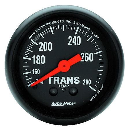 Gauge, Transmission Temp, 2 1/16", 140-280f, Mechanical, 8Ft., Z-Series